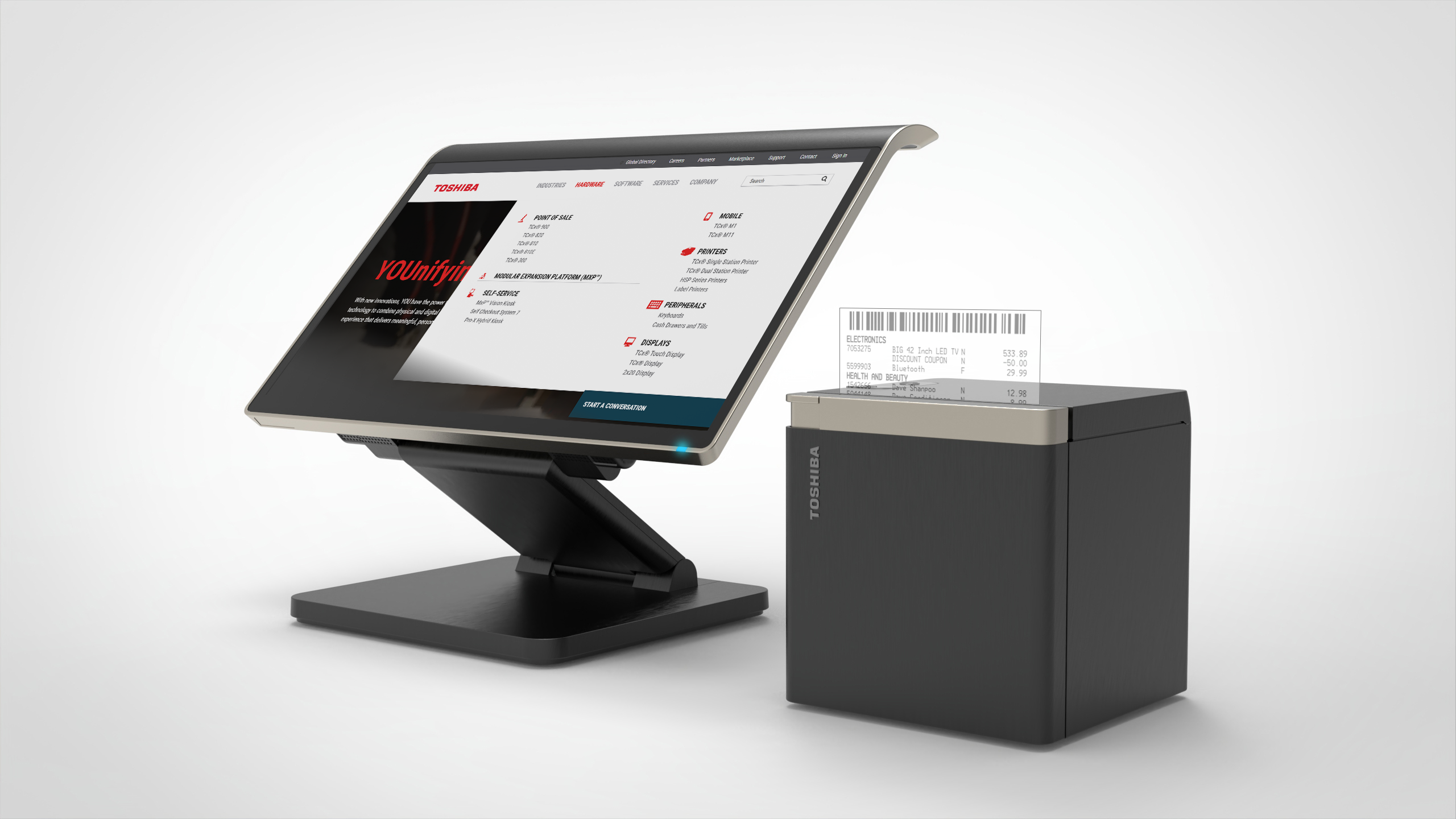 TCx® 620 All-In-One POS System | Toshiba Commerce